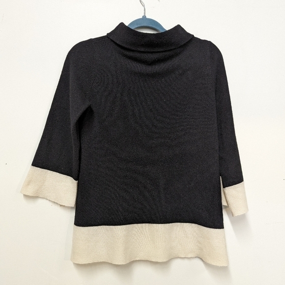 Autumn Cashmere Mod Mock Neck Swing Cashmere Sweater S quiet Luxury - Picture 8 of 9